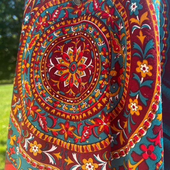 NWT Sante classics kaftan boho hippie cover up one size Moo Moo - Picture 5 of 8